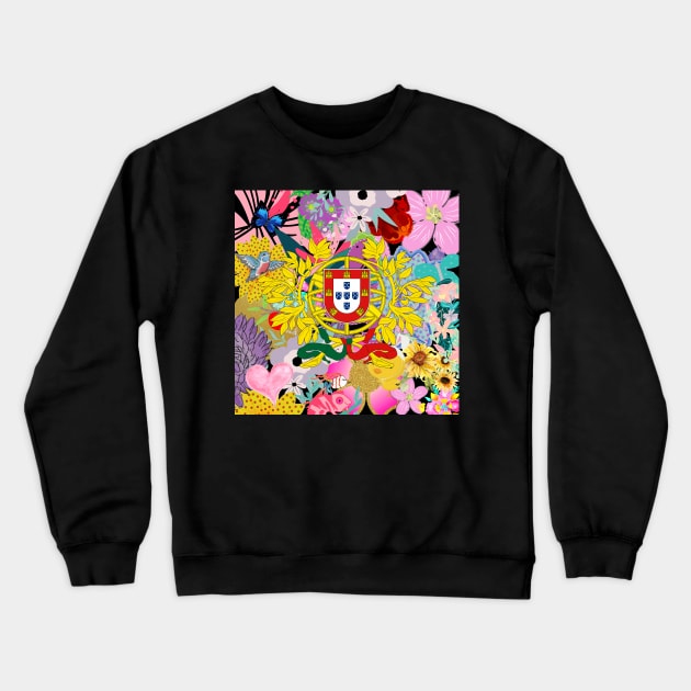 Portugal Crewneck Sweatshirt by Azorean1963